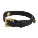 プラダ アクセサリー レディース ブレスレット アウトレット品 サフィアーノ ブラック 1IB226 SAFFIANO TAG NERO PRADA 楽天スーパ...