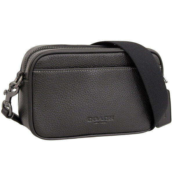コーチ バッグ メンズ ショルダーバッグ アウトレット品 レザー ブラック CR179QBBK COACH 楽天スーパーセール