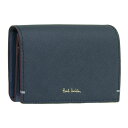 ポールスミス 名刺入れ（メンズ） ポールスミス 小物 メンズ カードケース 名刺入れ アウトレット レザー ネイビー PSMC0212 PAUL SMITH