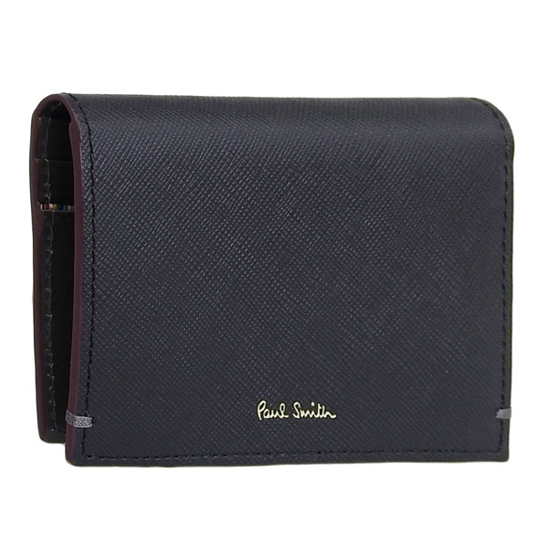 ポールスミス 小物 メンズ カードケース アウトレット品 レザー ブラック PSMC0213 PAUL SMITH 楽天スーパーセール