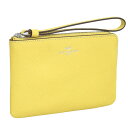 コーチ 小物 レディース ポーチ アウトレット品 レザー イエロー CSRN LTH CRN ZIP 58032SVS9V COACH 楽天スーパーセール