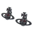 ヴィヴィアンウエストウッド アクセサリー レディース ピアス ブラック×レッド MAYFAIR BAS RELIEF EARRINGS 6201002902N106MY VIVIENNE WESTWOOD