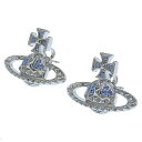 ヴィヴィアンウエストウッド アクセサリー レディース ピアス シルバー×ブルー MAYFAIR BAS RELIEF EARRINGS 6201002902W388MY VIVIENNE WESTWOOD