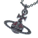 ヴィヴィアンウエストウッド アクセサリー レディース ネックレス ブラック MAYFAIR BAS RELIEF PENDANT 6302005202N106MY VIVIENNE WESTWOOD