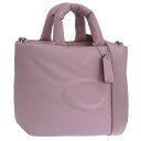 コーチ バッグ レディース 2WAY トートバッグ アウトレット品 レザー ピンク PLLW TOT WEB STP CP095SVQU COACH 楽天スーパ...