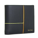 ポール・スミス 財布（メンズ） ポールスミス 財布 メンズ 二つ折り財布 レザー ブラック WALLET COMP BF+COIN M1A7268-MPANEL-79 PAUL SMITH