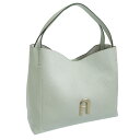 フルラ バッグ レディース トートバッグ アウトレット レザー グリーン PRIMULA L HOBO WB00453BX0041FEL00 FURLA A4対応