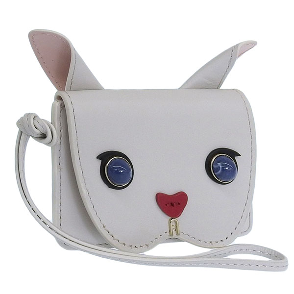 フルラ 小物 レディース カードケース アウトレット レザー ホワイトマルチ ALLEGRA CARD CASE BUNNY WP00271BX15971833S FURLA