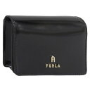 フルラ 小物 レディース カードケース アウトレット品 レザー ブラック FURLA CAMELIA BUSINESS CARD CASE WP00306T20...