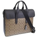 コーチ バッグ メンズ ビジネスバッグ アウトレット品 カーキ×ブラック SULLIVAN BRIEF SIG C9873QBT4U COACH A4対応 楽天...