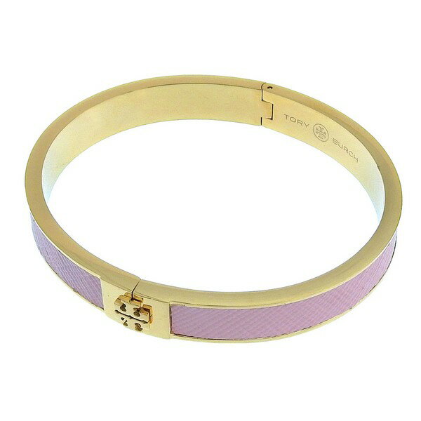 トリーバーチ アクセサリー レディース バングル アウトレット品 レザー ピンク SLIM LEATHER INLAY CUFF 145435-690M TOR...