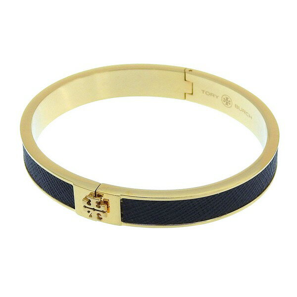 トリーバーチ アクセサリー レディース バングル アウトレット品 レザー ブラック SLIM LEATHER INLAY CUFF 145435-720M TO...