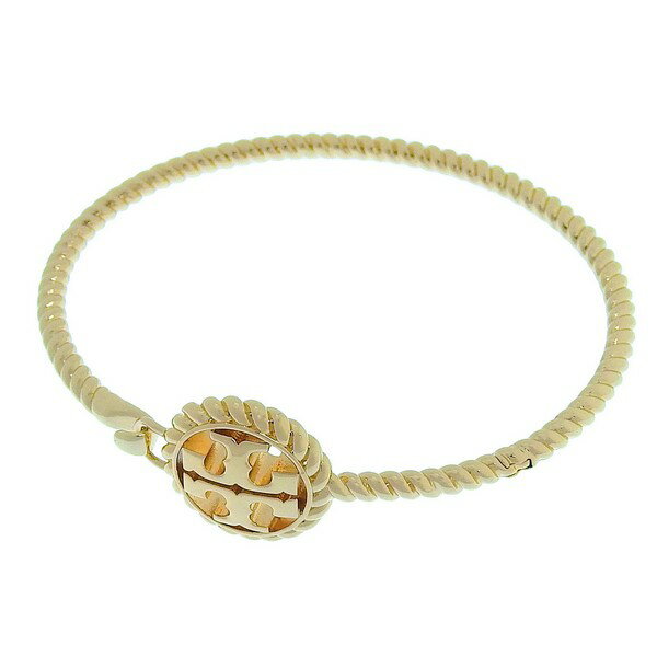トリーバーチ アクセサリー レディース バングル アウトレット品 ゴールド ROPE LOGO HINGED CUFF 147698-720 TORY BURCH