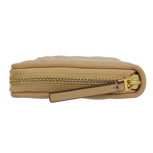 トリーバーチ 財布 レディース 長財布 ベージュ KIRA CHEVRON ZIP CONTINENTAL WAL...