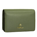 フルラ 小物 レディース カードケース アウトレット品 レザー グリーン FURLA CAMELIA-CARD CASE M WP00370AX07330J00...