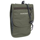 モンベル バッグ メンズ レディース ショルダーウォレット ナイロン カーキ トラベルワレットTRAVEL WALLET 1123894 KHBN mont-b...