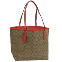 コーチ バッグ レディース トートバッグ アウトレット品 カーキ×レッド SIG CITY TOTE 5696SVUC3 COACH A4対応(4)