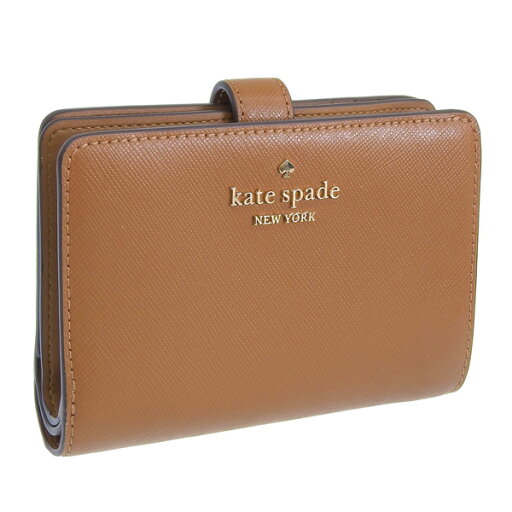 ケイトスペード 財布 レディース 二つ折り財布 アウトレット品 レザー ブラウン madison saffiano leather mediu KC580-200 KATE SPADE ケイトスペード 財布 レディース 二つ折り財布 アウトレット品 レザー ブラウン madison saffiano leather mediu KC580-200 KATE SPADE