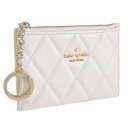 ケイトスペード 小物 レディース カードケース アウトレット品 レザー ホワイト carey sm card hldr KG426-101 KATE SPADE