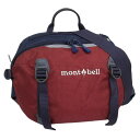 モンベル バッグ メンズ レディース ボディバッグ ナイロン ワインレッド トレールランバーパック 4 1133198GARN mont-bell