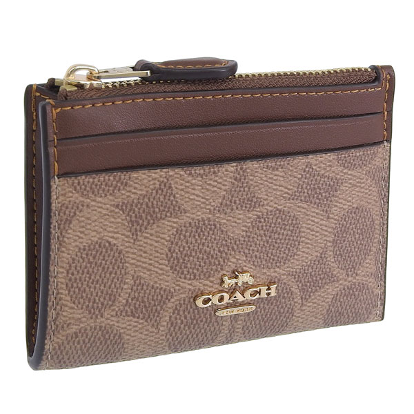 乐天商城 - コーチ 小物 レディース カードケース アウトレット品 カーキ×ブラウン MN ID SKY SIG CW870IMXHE COACH