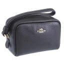 コーチ 小物 レディース ポーチ アウトレット品 レザー ブラック PCH WRST PBBLD LTH CW906IMBLK COACH