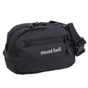 モンベル バック メンズ レディース ボディバッグ ナイロン ブラック ポケッタブル ライトポーチ S 1123985BK mont-bell