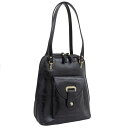 リンレ バッグ レディース 2WAY リュックサック ショルダーバッグ ブラック DK6002-BLACK RINRE