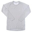 モンベル 衣類 メンズ アンダーウエア M ポリエステル ライトグレー ZEO-LINE Middle Weght Round Neck RM1107704LG...