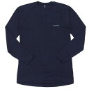 【11/25限定 抽選で2人に1人100%ポイントバック!要エントリー】 モンベル 衣類 メンズ インナー XLサイズ ネイビー ジオラインL.W. ラウンドネ...