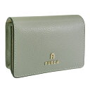フルラ 小物 レディース カードケース アウトレット レザー グレー×ベージュ FURLA CAMELIA BUSINESS CARD CASE WP00408...