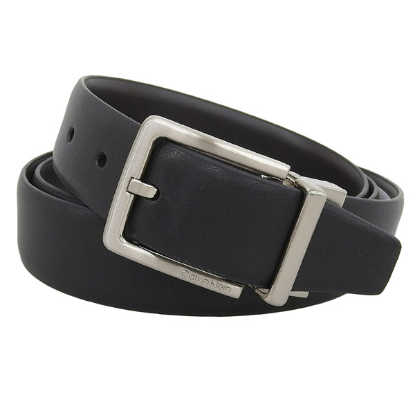 CALVIN KLEIN - カルバンクライン 小物 メンズ ベルト リバーシブル 44/110 レザー ブラック ブラウン 11CK020031 CALVIN KLEIN