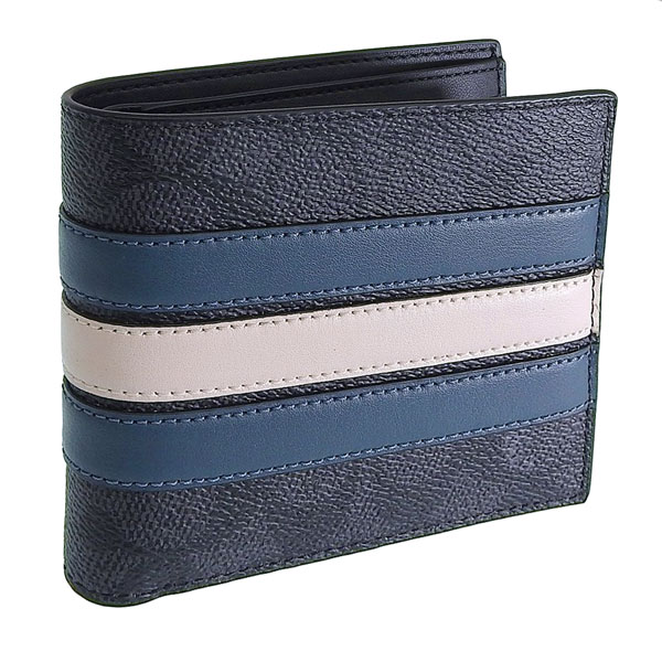 コーチ 財布 メンズ 二つ折り財布 アウトレット チャコールマルチ 3IN1 PCD SG VRTY STR CW385WTC COACH