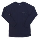 【11/25限定 抽選で2人に1人100%ポイントバック!要エントリー】 モンベル 衣類 メンズ インナー Lサイズ ネイビー ジオラインEXP. ラウンドネッ...