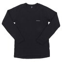 モンベル 衣類 メンズ インナー XLサイズ ブラック ジオラインEXP. ラウンドネックシャツ Men's RXL1107712BK Montbell