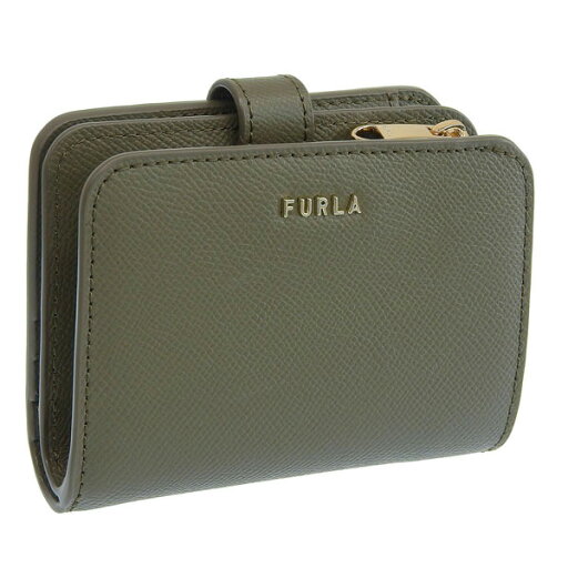 フルラ 財布 レディース 二つ折り財布 アウトレット レザー カーキグレー CLASSIC COMPACT S WALLET WP00443BX03062810S FURLA フルラ 財布 レディース 二つ折り財布 アウトレット レザー カーキグレー CLASSIC COMPACT S WALLET WP00443BX03062810S FURLA