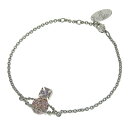 ヴィヴィアンウエストウッド アクセサリー レディース ブレスレット アウトレット プラチナム×ピンク LENA BAS RELIEF BRACELET 6102021102P598