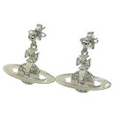 ヴィヴィアンウエストウッド アクセサリー レディース ピアス アウトレット プラチナム×ベージュ NEIL MINI BAS RELIEF EARRINGS 6202014L02P188