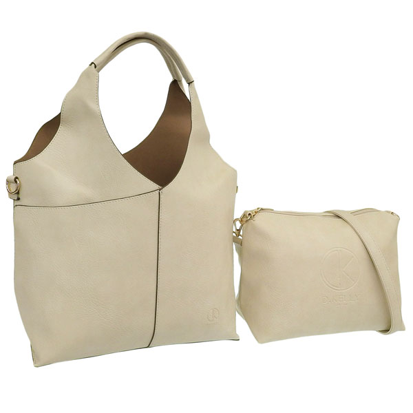 リンレ バッグ レディース 2WAY ショルダーバッグ トートバッグ アイボリー DK-5016IVORY RINRE A4対応...