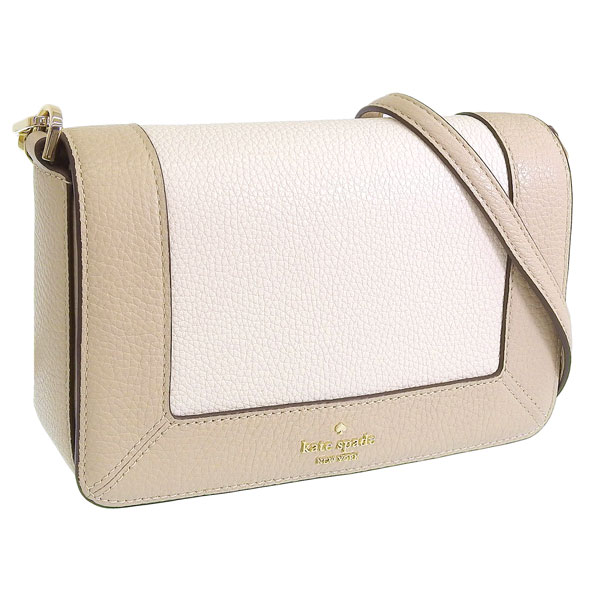 KATE SPADE - ケイトスペード バッグ レディース ショルダーバッグ アウトレット レザー ベージュマルチ lena sm flp crossbdy KH792-250 KATE SPADE