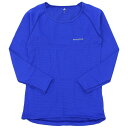 モンベル 衣類 レディース インナー Mサイズ ブルー ジオライン M.W. ラウンドネックシャツ ウィメンズ RM1107705BL mont-bell
