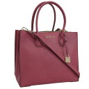 マイケルコース バッグ レディース トートバッグ レザー レッド MERCER KORS STUDIO LG CONV TOTE 30F6GM9T3L-666 ...
