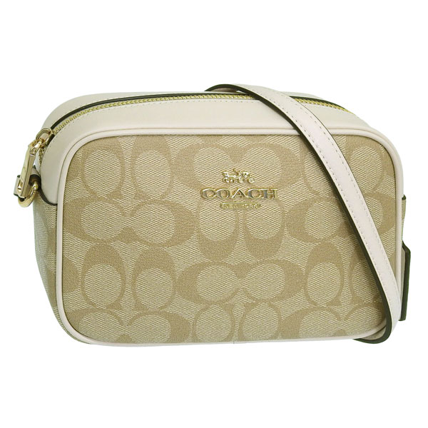 COACH - コーチ バッグ レディース ショルダーバッグ アウトレット カーキ×チョーク SIG MN JMIE CMRA BAG CQ874IMDQC COACH