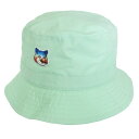 メゾン キツネ 帽子 メンズ レディース ハット グリーン IU06172WC0012P322 MAISON KITSUNE 楽天スーパーセール ▲厳選▲