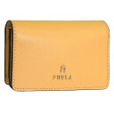 フルラ 小物 レディース カードケース レザー イエロー×ベージュ FURLA CAMELIA BUSINESS CARD CASE WP00408ARE000...