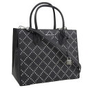 マイケルコース バッグ レディース トートバッグ レザー ブラック MERCER STUD&GROMMET KORS STUDIO LG CONV TOTE 3...