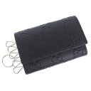 グッチ 小物 メンズ レディース キーケース アウトレット レザー ブラック O K.CASE AVEL 779824CWC1N1000 GUCCI(4)