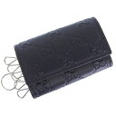 グッチ 小物 メンズ レディース キーケース アウトレット レザー ネイビー O K.CASE AVEL 779824CWC1N4009 GUCCI