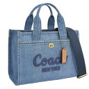コーチ バッグ レディース 2WAY ショルダーバッグ アウトレット デニム インディゴ DNN CARGO T 26 CR659B4IN COACH