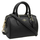 コーチ バッグ レディース 2WAY ショルダーバッグ ハンドバッグ アウトレット レザー ブラック CV404IMBLK COACH